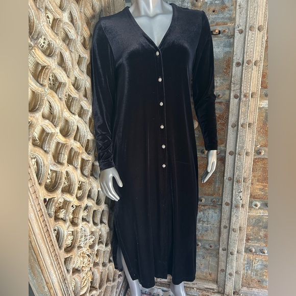 Vintage Ronnie Nicole Velvet Duster - Picture 4 of 4
